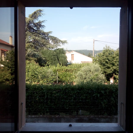 vue fenêtre chambre